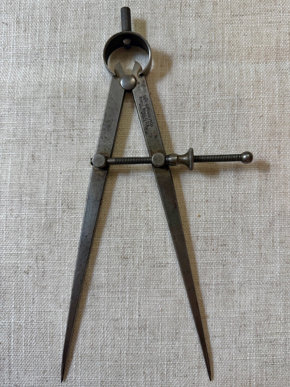 Vintage Metal Drafting Compass Divider